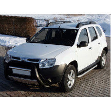 Боковые Подножки BlackLine (2 шт, Алюминий) для Dacia Duster 2008-2018 гг