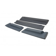 Молдинги на двери (ABS-пластик, под покраску) для Land Rover Freelander II 2006-2014 гг