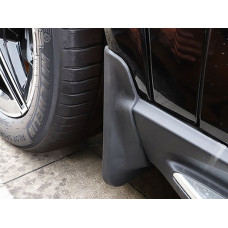 Премиум брызговики (окрашенные расширители арок, модель с подножками, 4 шт) для Mercedes GLE W167 2018- гг