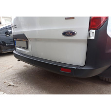 Накладка на задний бампер Esa (2013-2017, ABS) для Ford Custom