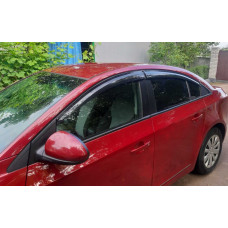 Ветровики SD (4 шт., Sunplex) для Chevrolet Cruze 2009-2015 гг