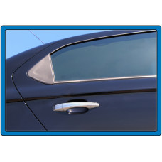 Хромированные Накладки на Ручки (4 шт., Нержавейка) Carmos - Турецкая Нержавеющая Сталь для Citroen C-Elysee 2013-2022 гг