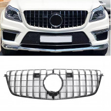 Передняя решетка радиатора GT Panamericana (для GL) для Mercedes GL/GLS сlass X166 2012-2019 гг