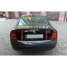 Кромка багажника (нерж.) для Skoda Superb 2001-2009 гг