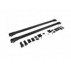 Поперечены на рейлинги под ключ (2 шт) до 110 см, Серый для Dacia Dokker 2013-2022 гг