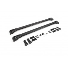 Поперечный багажник на интегрированые рейлинги WingBar (2 шт) Черный для Suzuki SX4 S-Cross 2013-2016 гг