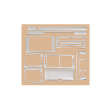 Накладки на Панель Приборов (Kit-1) Алюминий для Peugeot 407 2004-2011 гг