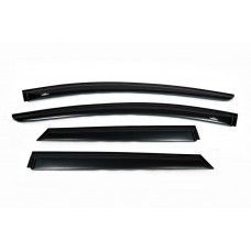Ветровики на окна (4 шт, HIC) Хэтчбек и Седан для Ford Focus III 2011-2017 гг