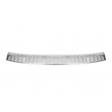 Накладка на задній бампер Carmos глянець (нерж) для Skoda Karoq 2018- рр