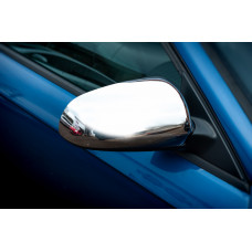 Накладки на дзеркала 2004-2008 (2 шт., нерж) для Ауди A6 C6 рр