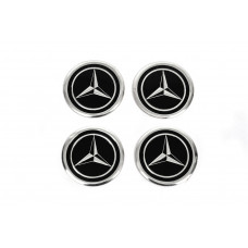 Наклейки на ковпачки V1 60мм (4шт) для Mercedes