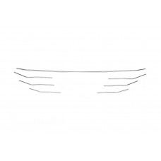 Накладки на бампер из нержавеющей стали 2016-2021 (7 шт.) для Renault Megane IV