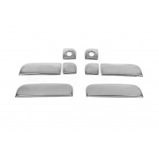 Хромированные Накладки на Ручки (4 шт., Нержавейка) Carmos - Турецкая Нержавеющая Сталь для Kia Soul I 2008-2013 гг