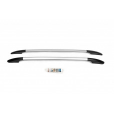 Рейлінги OmsaLine Solid (2 шт, сірі) для Ауди A3 2012-2020 рр