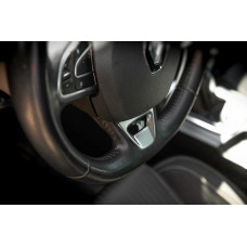 Накладка на Руль Нержавеющая Сталь для Renault Megane IV 2016-2025 гг