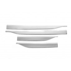 Дверные молдинги (4 шт, нержавейка) для Ford Courier 2023- гг