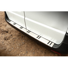 Накладка на задний бампер OmsaLine Хром-2025ABS (нержавейка) для Mercedes Vito/V-class W447 2014- гг