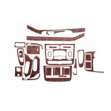 Накладки на панель Meric (Передняя часть -2025 Вставки в салон) 2006-2014, Дерево для Mercedes Viano