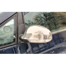 Накладки на Зеркала 2004-2010 (2 шт., Нержавейка) Carmos - Турецкая Нержавеющая Сталь для Volkswagen Sharan