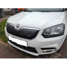 Зимова накладка на решітку (верхня, 2013-2025) Глянцева для Skoda Yeti рр