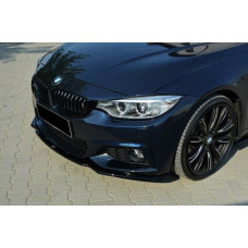 Передняя Lip накладка DPT V-2 (для M-Sport, черный глянец) для BMW 4 серия F-32 2012-2020 гг