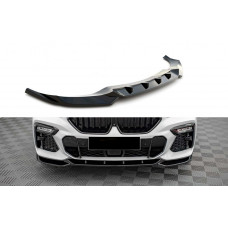 Передня Lip накладка DPT V-1 (Для M, чорний глянець) для BMW X6 G06 2019- рр