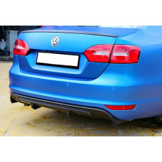 Задний диффузор DPT (2011-2014, черный глянец) для Volkswagen Jetta