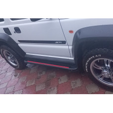 Боковые Подножки Maya Red (2 шт., Алюминий) для Suzuki Jimny 2018- гг