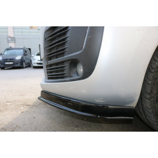 Передня лип накладка (ABS) для Opel Zafira Life 2019- рр