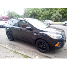 Турецкие рейлинги Черные (2 шт) для Ford Kuga/Escape 2013-2019 гг