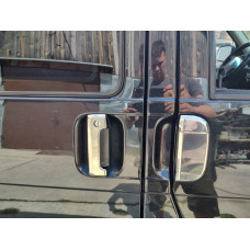 Хромированные Накладки на Ручки (7 частей, Нержавейка) OmsaLine - Итальянская Нержавейка для Volkswagen T4 Caravelle/Multivan 1990-2003 гг