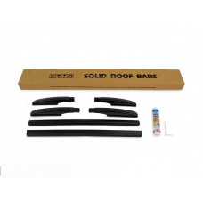 Рейлинги OmsaLine Solid (2 шт, черные) для Ford Focus IV 2018- гг