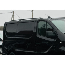 Черные рейлинги Короткая, Пластиковые Ножки для Opel Vivaro 2015-2019 гг