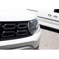 Хром Накладки на Решетку (2 шт., Нержавеющая Сталь) для Dacia Duster 2018-2024 гг