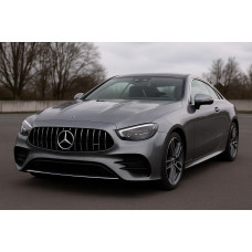 Передняя решетка Panamericana GT (для AMG-Line 2020-2023) Без места под камеру для Mercedes E-class coupe C238