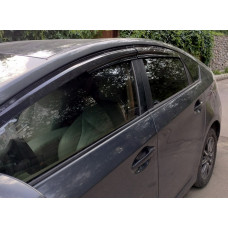 Вітровики (4 шт., Sunplex Sport) для Toyota Prius 2009-2015 рр