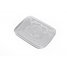 Накладка на Бак Нержавеющая Сталь OmsaLine - Итальянская Нержавейка для Volkswagen Caddy 2004-2010 гг