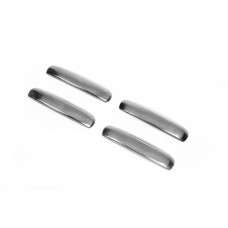 Хромированные Накладки на Ручки Дверей (4 шт, Нержавейка) для Mitsubishi Colt 2004-2012 гг