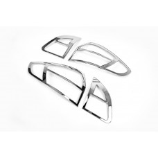 Хром Накладки на Задние Фонари (2 шт, пластик) для Ford Fiesta 2008-2017 гг