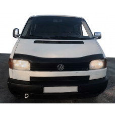Дефлектор капота (прямые фары) (EuroCap V1) для Volkswagen T4 Caravelle/Multivan 1990-2003 гг