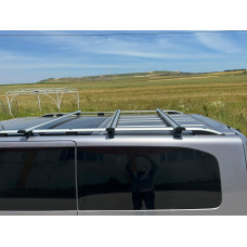 Поперечины на рейлинги с замком Skyport (2 шт) (Только для рейлингов Skyport) до 150 см, Серые