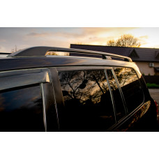 Рейлінги оригінальний дизайн Premium Black (2 шт) для Toyota Land Cruiser 200 2007-2021 рр