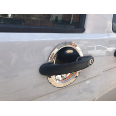 Накладки под ручки из нержавеющей стали Carmos - Турецкая сталь, 3 шт для Volkswagen T5 Caravelle 2004-2010 гг