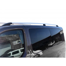 Хромированные Рейлинги Длинная база, пластиковая ножка для Peugeot Traveller 2017- гг