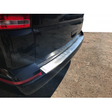 Накладка на задній бампер Omsa Мат (1 двері, нерж) для Volkswagen T6 2015-2024 рр