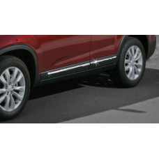 Накладки на молдинги (4 шт, нержавейка) для Kia Sorento II XM 2009-2014 гг