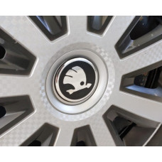 Наклейки на ковпачки 54мм (4шт) для Skoda