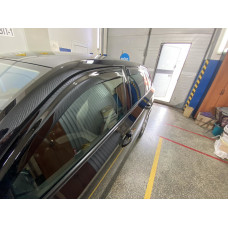 Ветровики SW (4 шт, HIC) для Skoda Fabia 2014-2021 гг