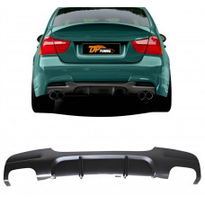 Задний диффузор DPT V-3 (для E90 M-Sport, Черный Глянец) для BMW 3 серия E-90/91/92/93 2005-2011 гг