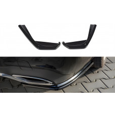 Задний FLAP Диффузор DPT (Черный Глянец) для Mercedes E-сlass W213 2016-2023 гг